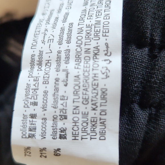 NWT Zara Gold Button Detail Pants - Picture 5 of 5